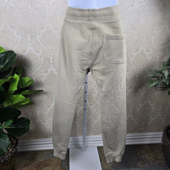 Hurley Size Small Khaki Colored Sweatpant Joggers Embroidered Logo Pockets - Picture 5 of 13